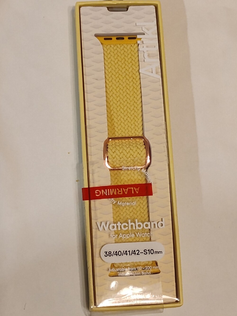 Artikl Yellow Braided Watch Band for Apple Watch - Stretchy Comfort